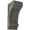 Ekena Millwork 3 1/4"W x 4"D x 8"H Diane Recessed Wood Vintage Decor Corbel, Reclaimed Grey CORWD03X04X08DIGY - alternate 1